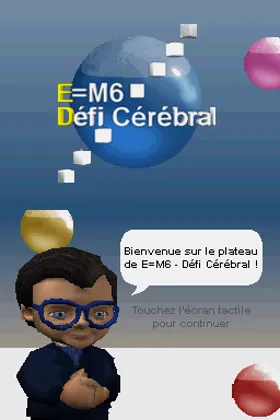 E=M6 Defi Cerebral (France) screen shot title